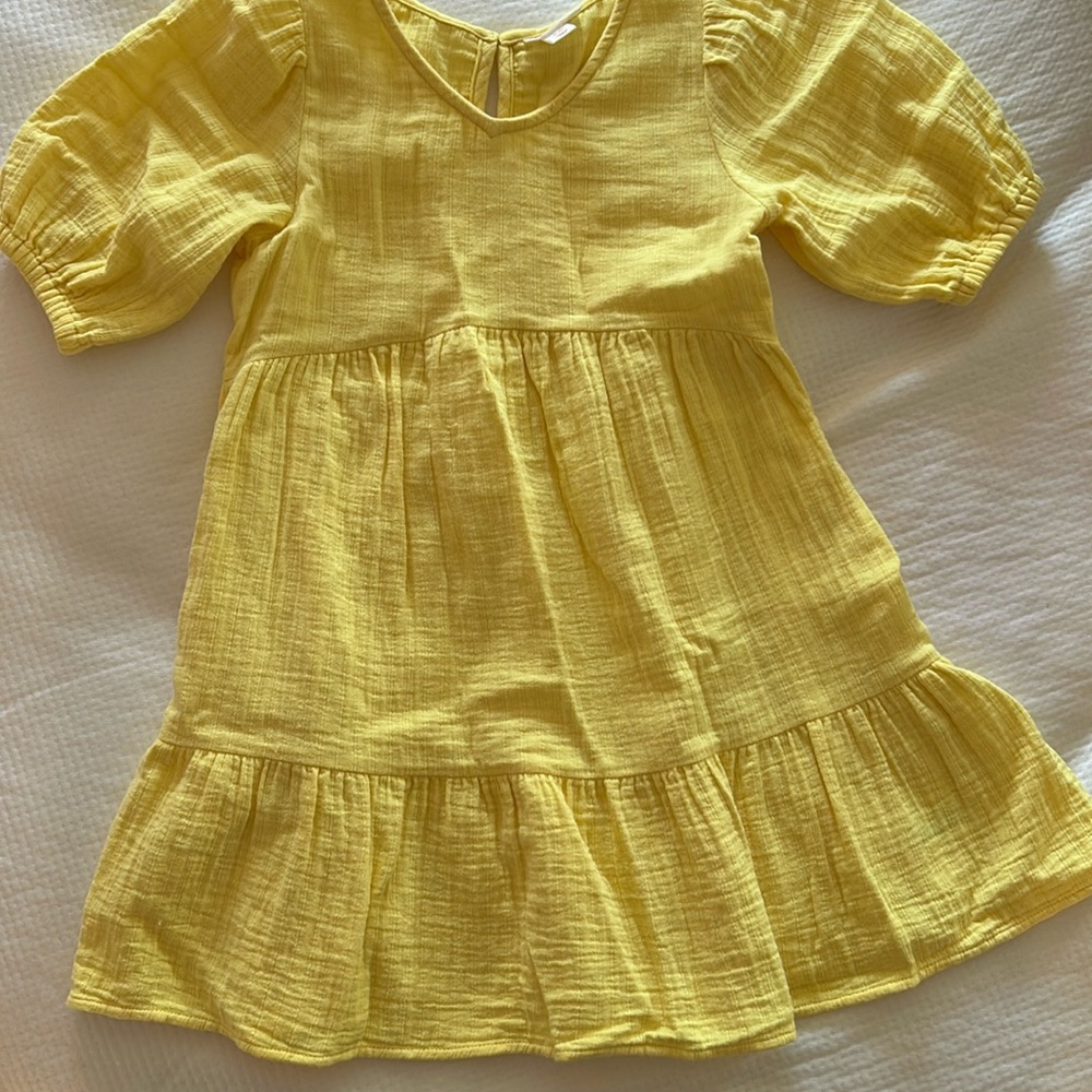 Cotton spring/summer tiered dress
